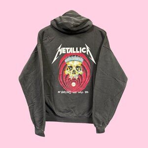 Metallica In Vertigo You Will Be Heavy Metal Band Cropped Hoodie L